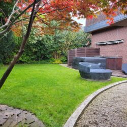 Garten Doppelhaus 1